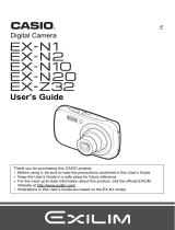 Casio EX-N1 User manual