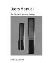 MartinLogan Sequel II User manual