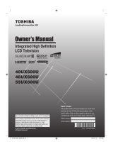 Toshiba 46UX600U User guide