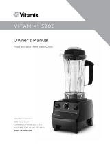 Vitamix 5200 User manual