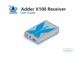 ADDER AdderLink X100 User manual