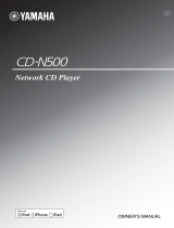 Yamaha CD-N500 Owner's manual