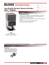 Bunn-O-Matic LPG User manual