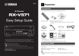 Yamaha RX-V571 Installation guide