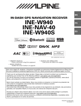 Alpine INE-NAV INE-W940 Owner's manual