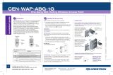 Crestron CEN-WAP-ABG-1G User manual