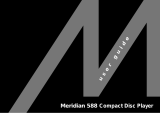 Meridian 588 User manual