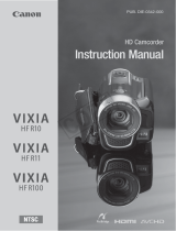 Canon HF R10 User manual
