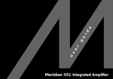 Meridian 551 User manual