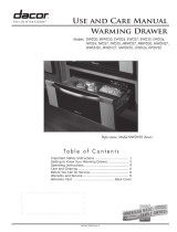 Dacor ERWD30B Owner's manual