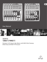 Behringer 1202FX User manual