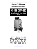 CMA Dishmachines CMA-44 Owner's manual