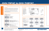 Crestron CHV-THSTAT User guide