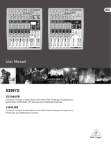 Behringer XENYX MIXER 1204USB User manual