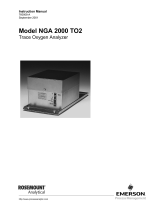 Emerson NGA 2000 Trace O2 Analyzer Module SW 3.6-Rev A User manual