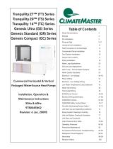 ClimateMaster TT, TS, TC, GS, GR, GC Install Manual