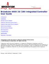 Broadcom NetLink 4401 User User guide