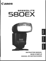 Canon Speedlite 580EX User manual