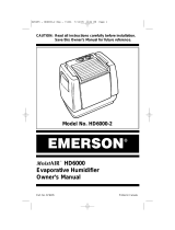 Emerson HD60002 Owner's manual