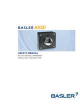 Basler A102f Owner's manual