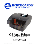 MicroBoards Technology G3 Auto Printer User manual