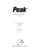 M-Audio Peak 2.6 User manual
