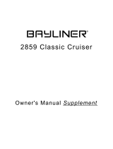 Bayliner 2859 Classic Cruiser Owner's manual