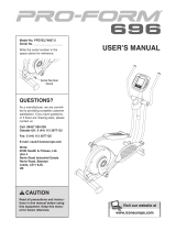 Pro-Form PFEVEL74607.0 User manual