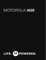 Motorola I420 User manual
