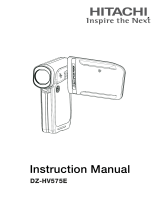 Hitachi DZ-HV575E User manual
