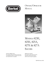 Berkel 825E Operating instructions