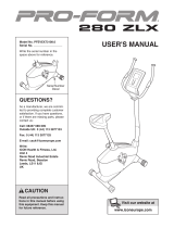 ProForm 280 Zlx Bike Owner's manual