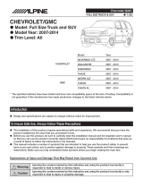 Chevrolet 2013 Full-Size Truck Installation guide