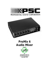Professional Sound Corporation DV Promix 3 User manual