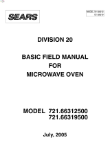 Kenmore 721.66312 Owner's manual