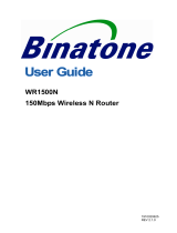 Binatone WR1500N User manual