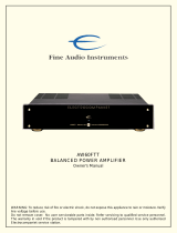 ELECTROCOMPANIET AW220 Owner's manual