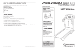 ProForm PETL5013 User manual