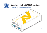 ADDER AdderLink AV200 series Owner's manual