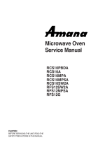 Amana RCS10PBDA Owner's manual