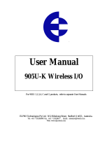 ELPRO 905U-K User manual