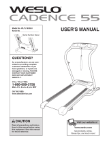 Weslo G-30 Treadmill User manual