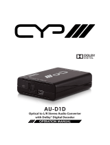 CYP AU-D1D User manual