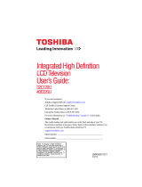 Toshiba 32 LCD TV none User manual