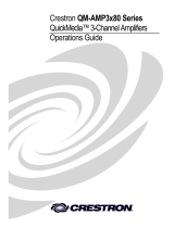 Crestron QuickMedia QM-AMP3X80SR User manual