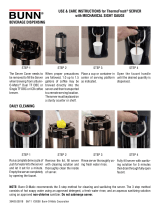 Bunn-O-Matic ThermoFresh Operating instructions