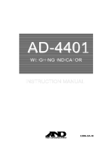 A&D AD-4401 User manual