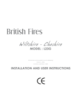 British Fires British Fires Cheshire Wall-Mounted Flueless User manual