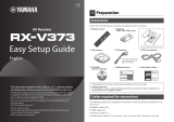 Yamaha RX-V373BL Installation guide