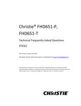 Christie FHD651-P Technical Reference